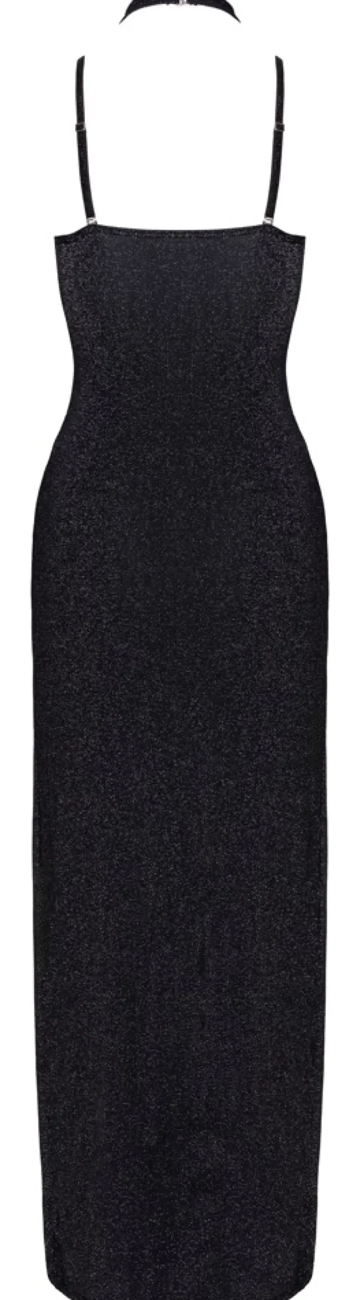 Langes Kleid mit Glitzer