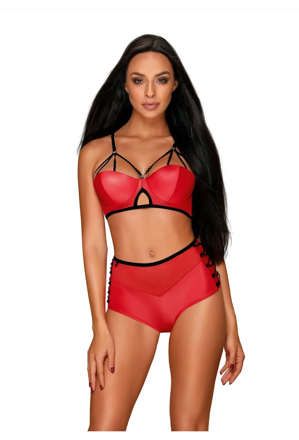 Leatheria 2tlg. Set rot