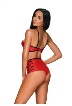 Leatheria 2tlg. Set rot