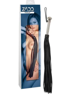 Leder-Peitsche schwarz