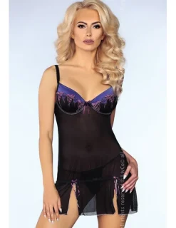 Livco Corsetti - Negligeé Ebony LC 19423
