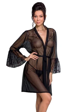 Lovelia Peignoir schwarz