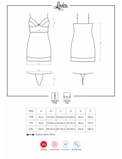 Lovica Chemise & Thong rot