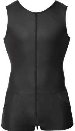 Mattlook Herren-Overall aus dehnbarem Material mit Reißverschluss und Taschen