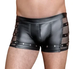 Mattlook Panty mit Nieten und Reißverschluss