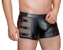 Mattlook Panty mit Nieten und Reißverschluss