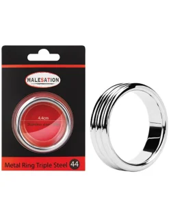 Metal Ring Triple Steel 44 Penisring