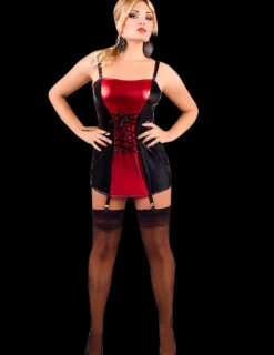 Metallic Straps- Negligee ADM1024