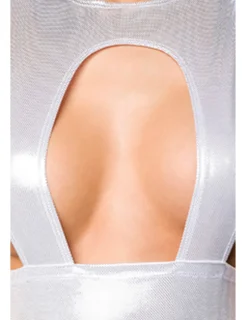 Minikleid im Metallic-Look