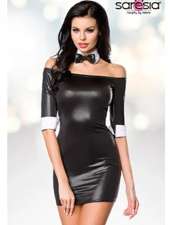 Minikleid mit Fliege