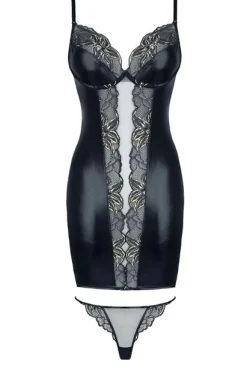 Minikleid Myriam schwarz/gold