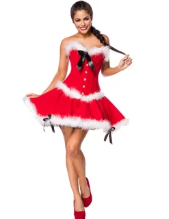 Miss Santa Komplettset rot/weiß
