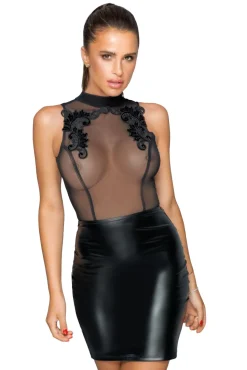 MissBeHaved Collection - Overall mit Tüll-Kleid F222 schwarz