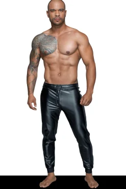 MissBehaved Collection - Treggings aus Powerwetlook H063 schwarz