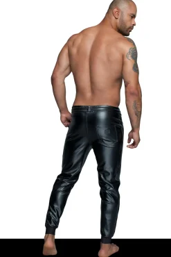 MissBehaved Collection - Treggings aus Powerwetlook H063 schwarz