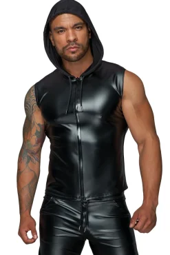 MissBehaved Collection-Kapuzenshirt mit Zwei-Wege Zipper H062 schwarz