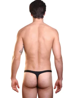 Männer String Open Spirit schwarz