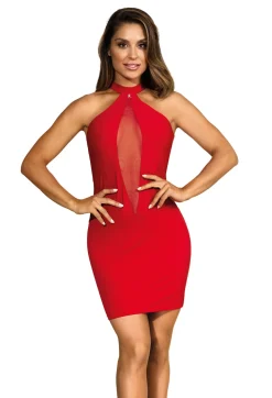 Neckholder Kleid Strech und Tüll