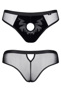 Netz Slip im aufregenden Ouvert-Stil