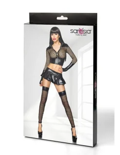 Netzoutfit von Saresia schwarz