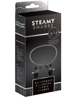 Nippelklemmen "Alligator" mit Kette