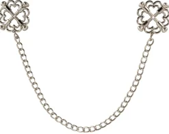 Nippelklemmen mit Kette aus Edelstahl