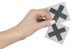 Nippelsticker X-Form glitzernd