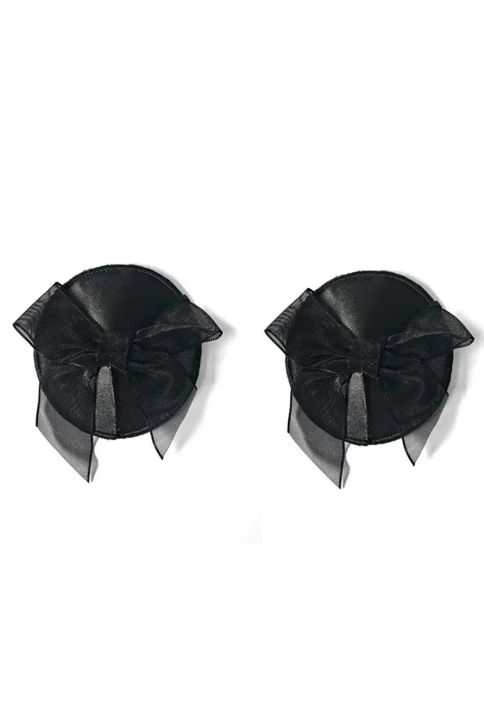 Nipple Patches mit Schleifen aus Satin