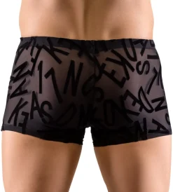 Pants mit Buchstabenprint schwarz