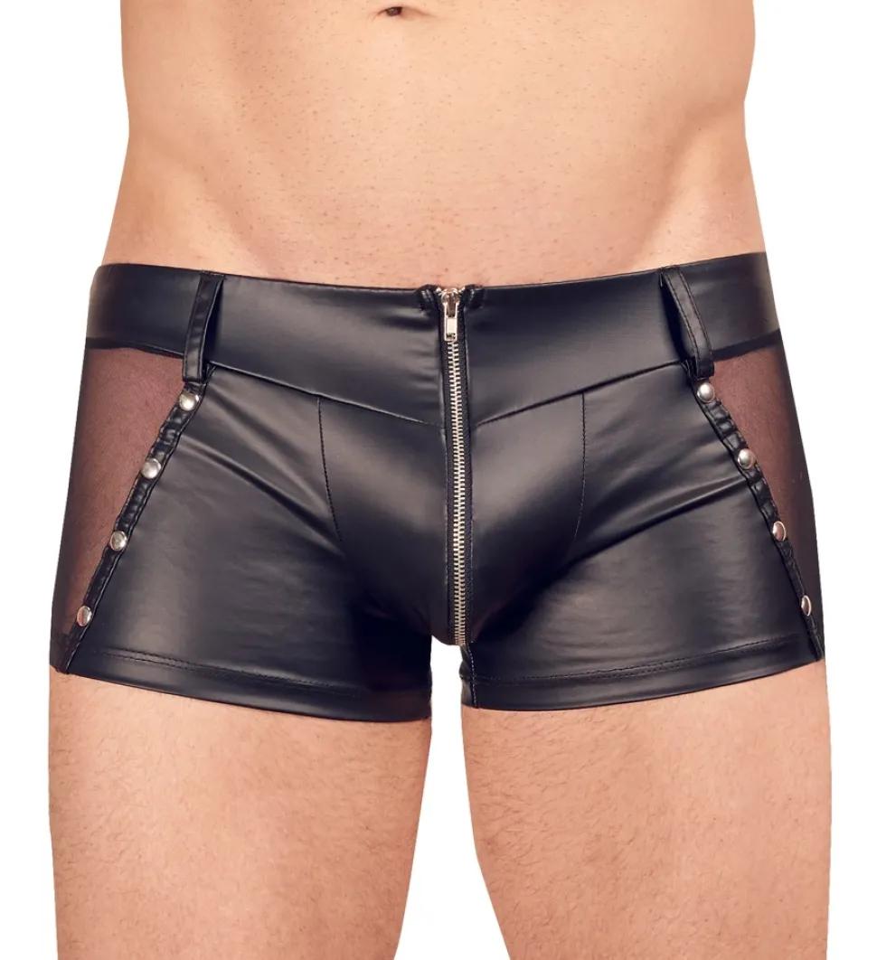 Pants mit Nieten und Netz Underwear Boxershort