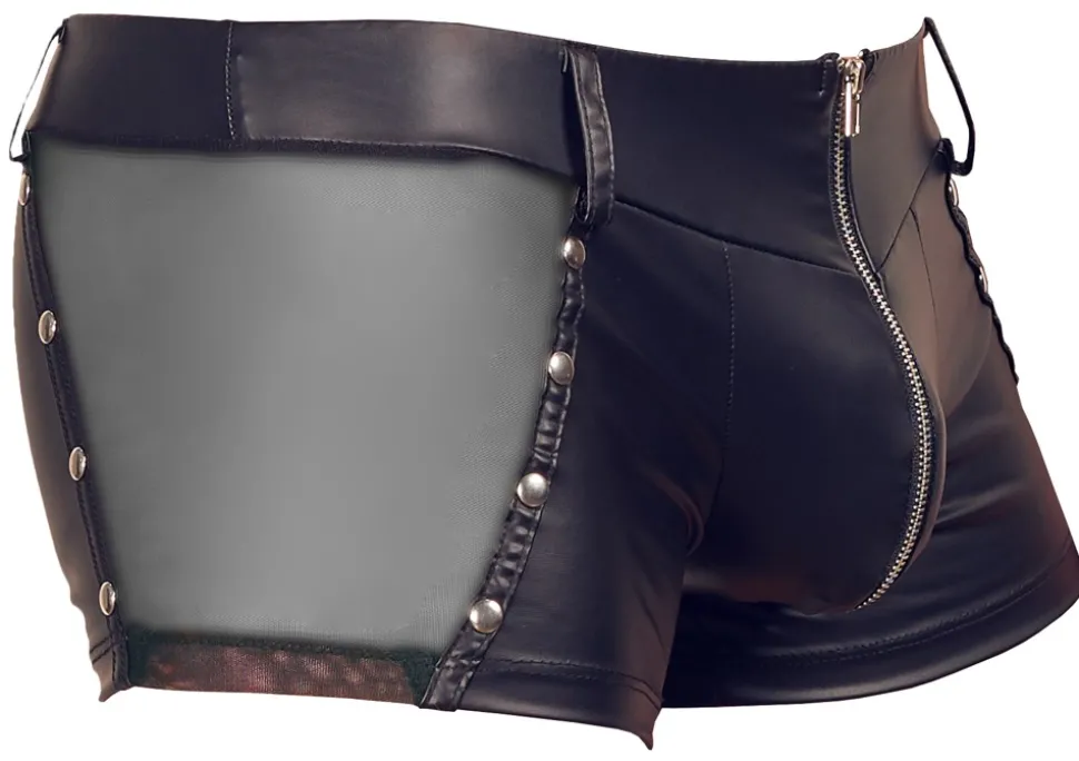 Pants mit Nieten und Netz Underwear Boxershort