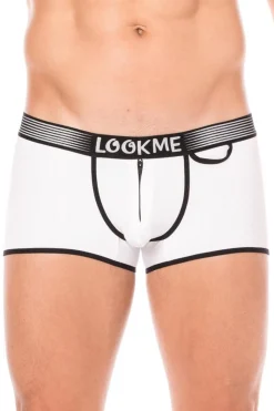 Panty mit Reißverschluss aus weichem dehnbarem Material und breitem Gummibund