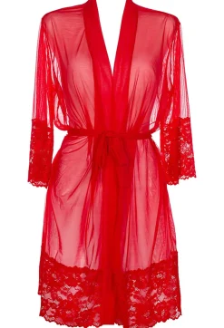 Peignoir V-8860 red