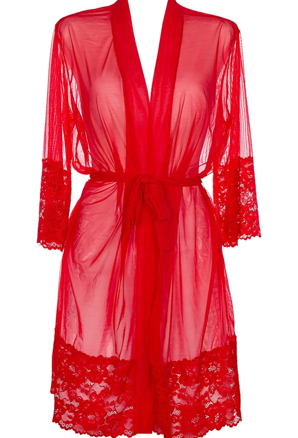 Peignoir V-8860 red