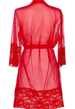 Peignoir V-8860 red