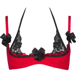 Plus Size BH Neckholder Spitze Tüll