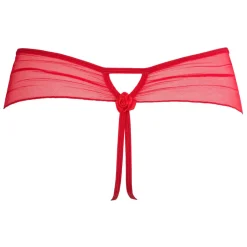 Plus Size Ouvert-String Blütenspitze Tüll Mash