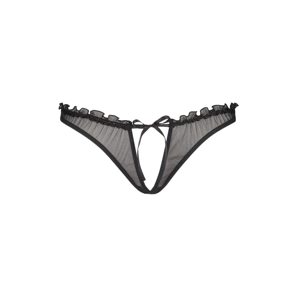 Plus Size String Riemchen Tüll Mash