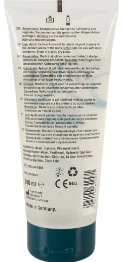 Premium Gleitgel mit Hyaluron und Panthenol 200ml