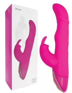 Rabbit-Vibrator „Diego“, pink