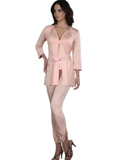 RIZEN Morgenmantel LC 90071 rosa