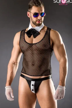 Roleplay Butler-Kostüm schwarz-weiß