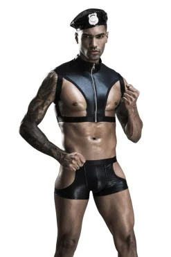 Roleplay-Cop-Kostüm 18270 schwarz