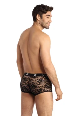 Romance Boxer Shorts aus Spitze in Schwarz