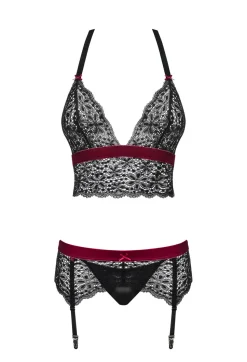 Rossita 3tlg. Set schwarz