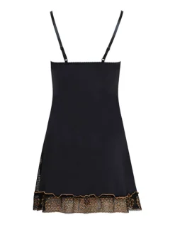 SARENA Negligeé & Panty LC 90239 schwarz