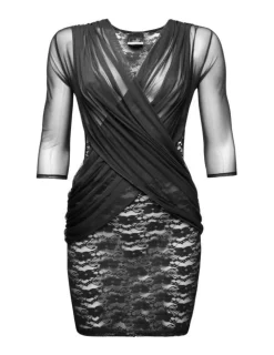 schwarzes Tüll Kleid FLIRTY F113B+