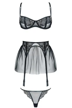 Set Catherine schwarz/gold