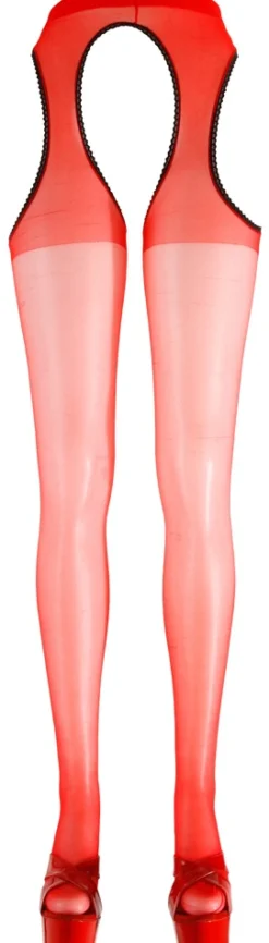 Sex-Strumpfhose rot