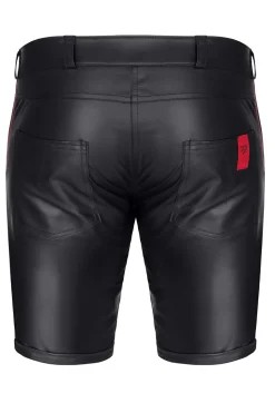 Short im Wetlook mit Taschen